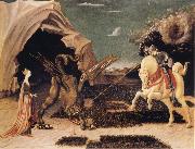 UCCELLO, Paolo St George and the Dragon Sweden oil painting artist
